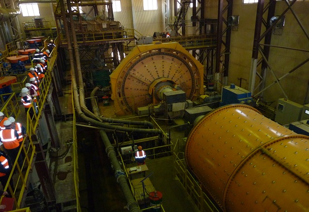 Aleksandrovsky mining plant. Grinding equipment