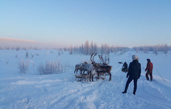 Winter in Aldan, Yakutia